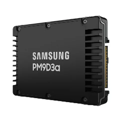 2,5" 15,36TB Samsung PM9D3a 1,0 DWPD 63,5mm U.2 PCIe 5.0 x4 (NVMe) 256bit AES