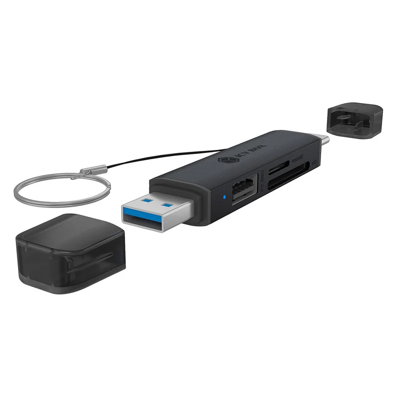 ICY BOX IB-CR203-CU3 3-in-1 USB 3.2 Gen 1 Card Reader