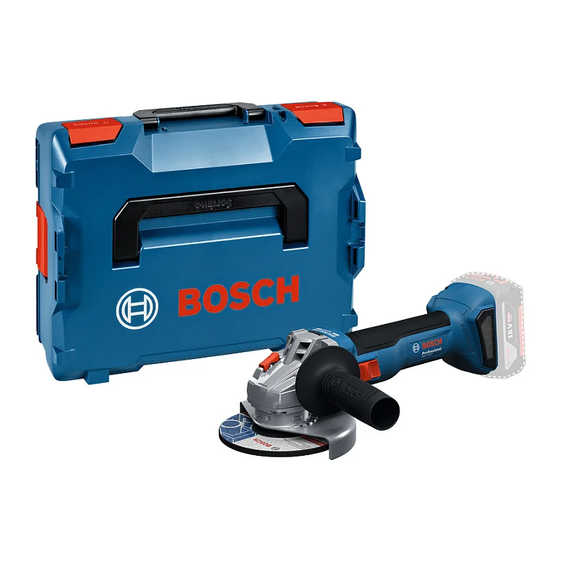 Powertools Akku-Winkelschleifer GWS 18V-8 Professional solo, 18Volt (blau, ohne Akku und Ladegert, in L-BOXX)