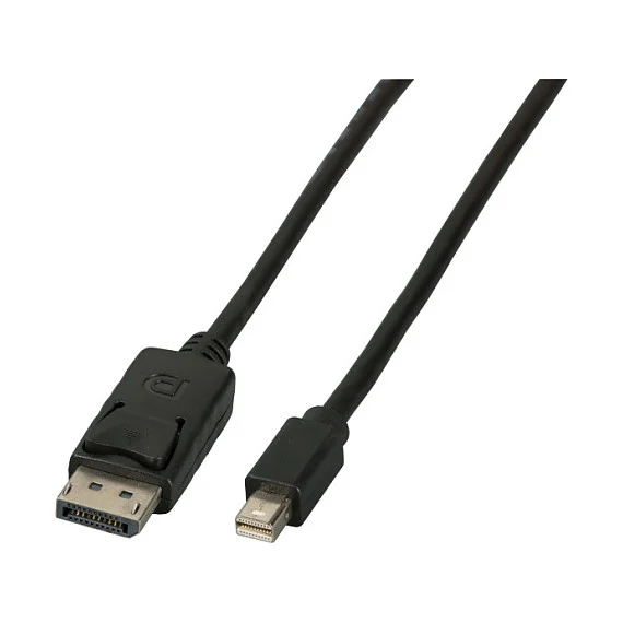 EFB Mini Displayport - Displayport Kabel, St-St, 3m, schwarz