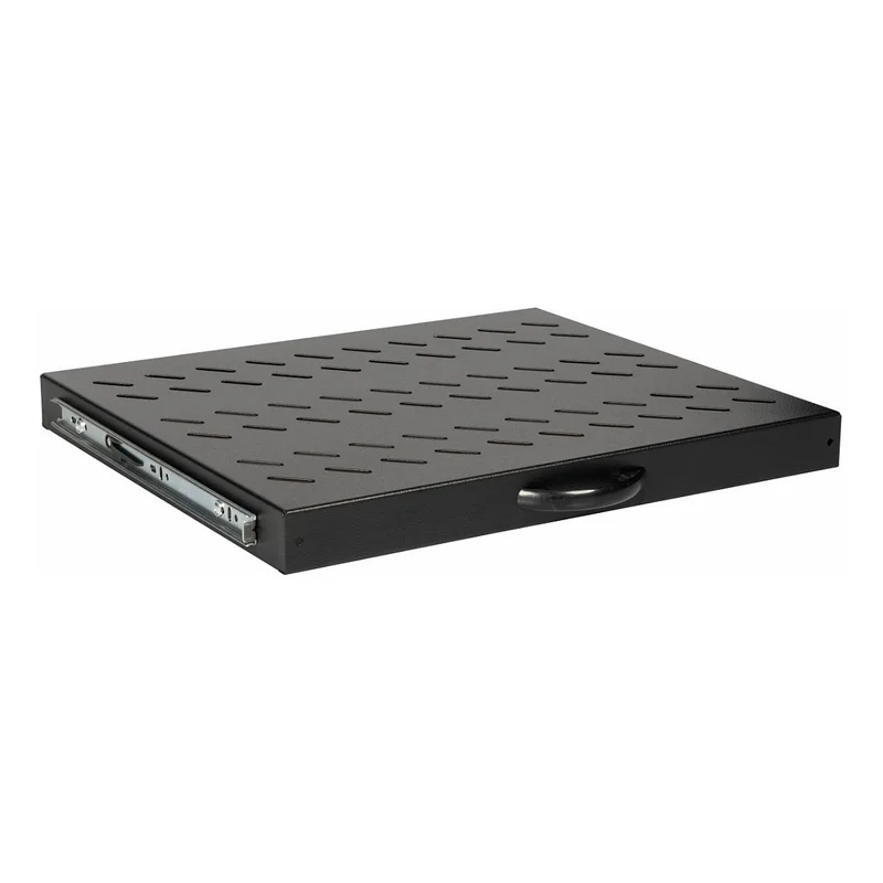 19" Fachboden aus. für Serverschränke 60cm 1U schwarz