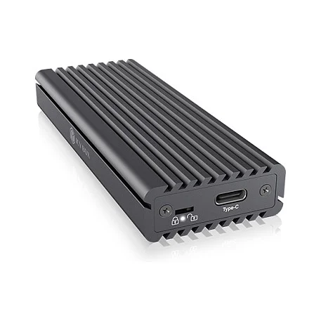 ICY BOX M.2 PCIe/SATA SSD Aluminiumgehäuse, USB 3.1 Type-C®, M-Key und B-Key oder B+M-Key Sockel