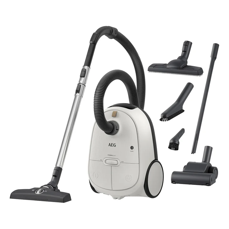 AEG AB61H65W Staubsauger mit Beutel 12m Aktionsradius Allergy/HEPA Filtration ws