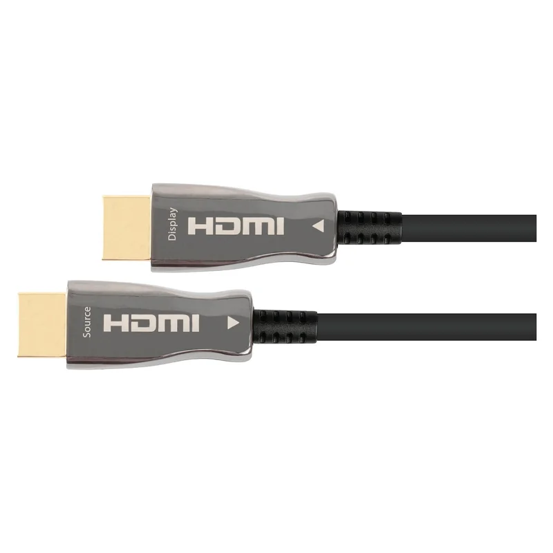 Python AOC Hybrid Ultra-High-Speed HDMI® 2.1 Kabel 8K @60Hz schwarz 100m