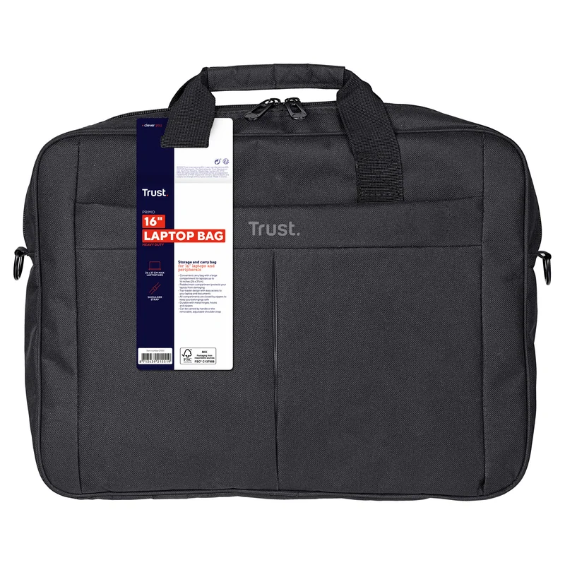Trust Notebooktasche Primo 16", schwarz