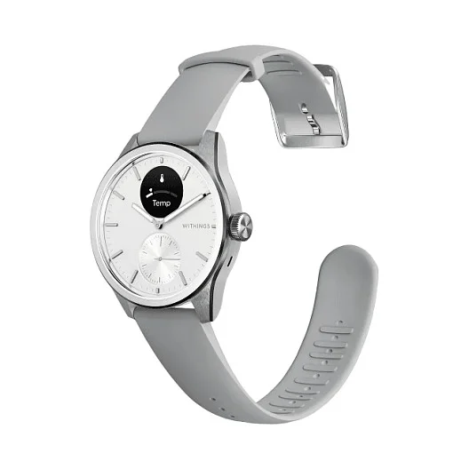 Withings ScanWatch 2 42mm weiß EKG, Blutsauerstoffgehalt, Schlafüberwachung