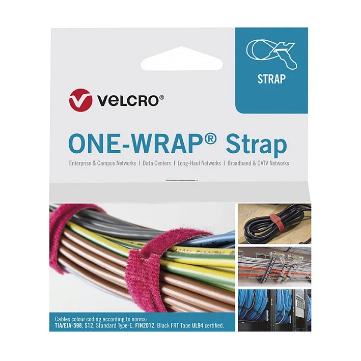 One Wrap Strap 20mm x 200mm, 25 Stck, gelb