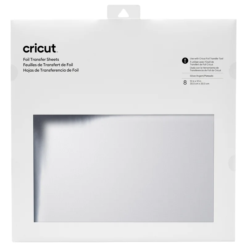 Transferfolien für Schneideplotter 30.5 cm x 30.5 cm silber
