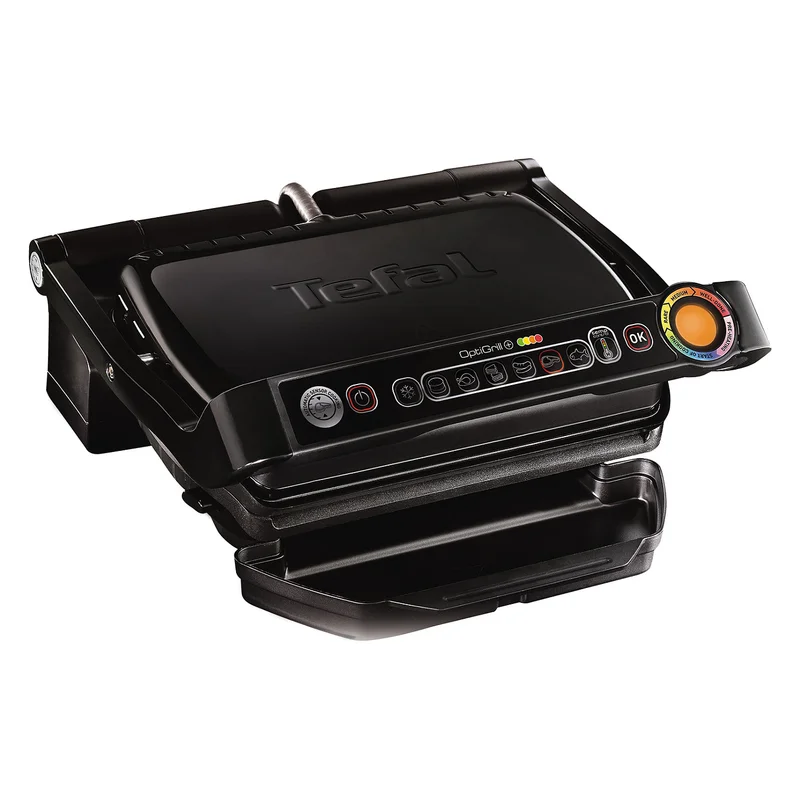 GC712834 Grill, OptiGrill+, 2000W, 6 automatic programs, Black