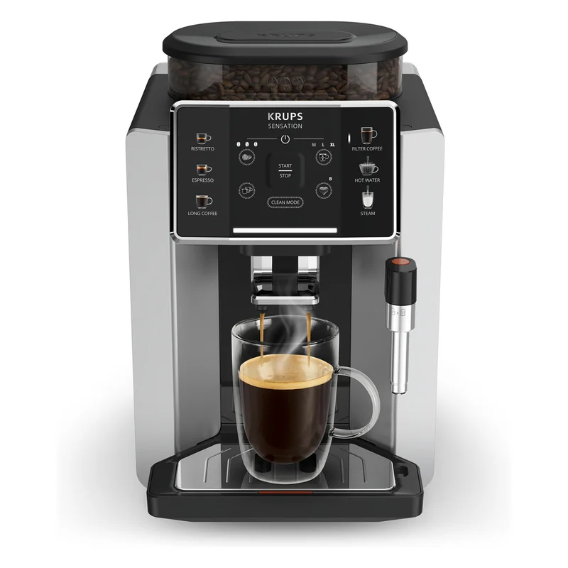EA910E10 , Kaffeevollautomat , schwarz-silber