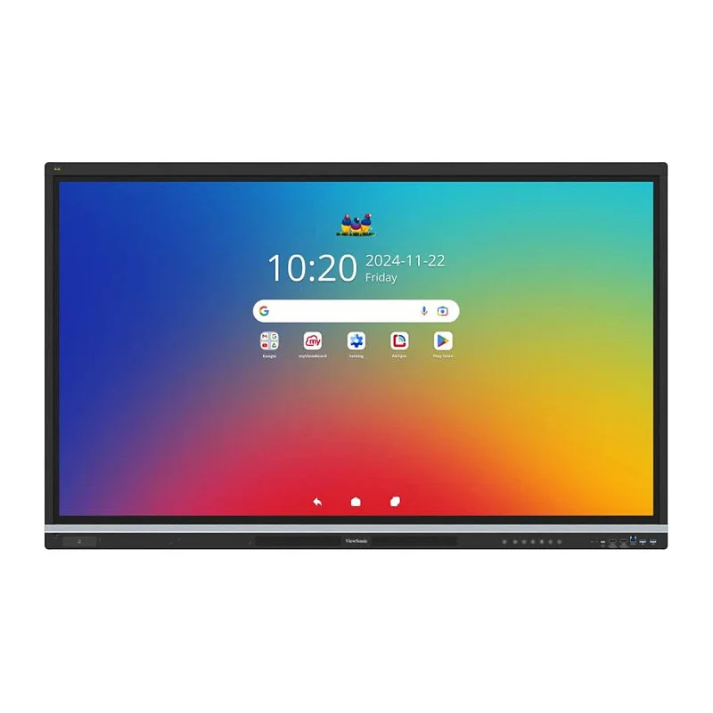 163,8cm/64,5" (3840x2160) ViewSonic IFP6551 16:9 4K TFT LCD 6,5ms HDMI DisplayPort USB-C USB LAN RS232 VESA Speaker Touch