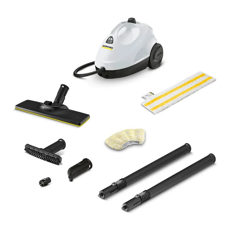 SC 2 EasyFix (wei/schwarz, 1.500 Watt, mit Bodenreinigungsset EasyFix)