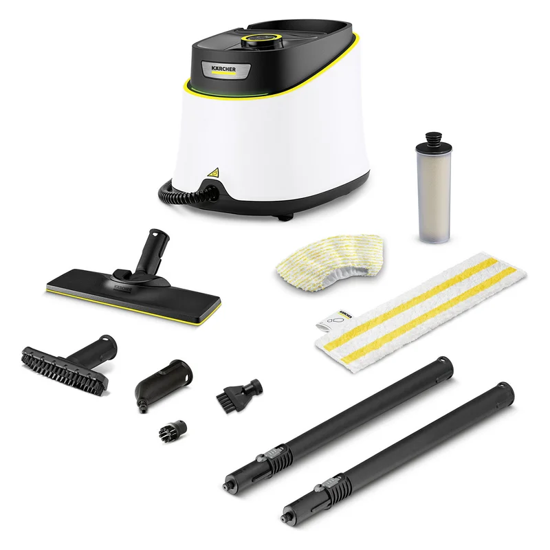 SC 3 Deluxe EasyFix (wei/schwarz, 1.900 Watt, mit Bodenreinigungsset EasyFix)