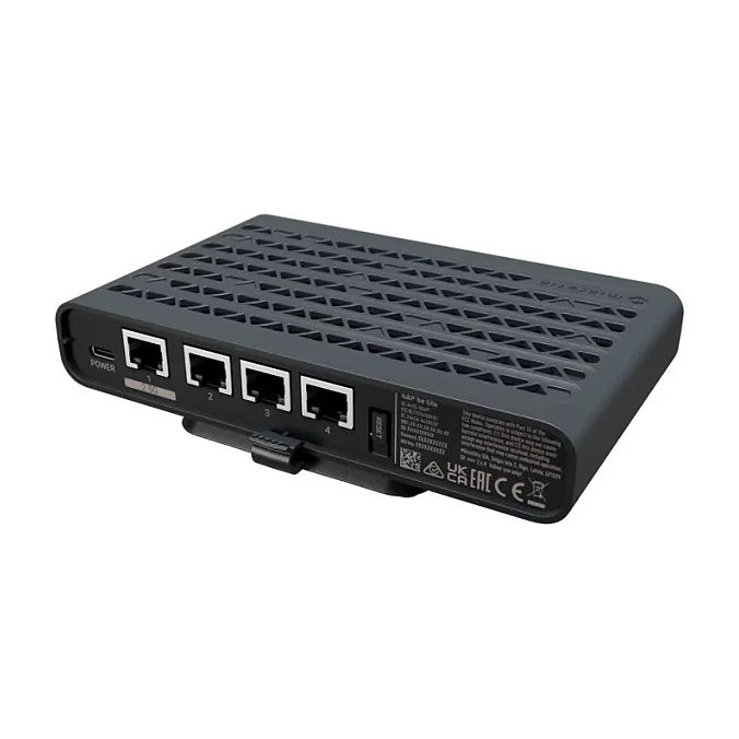 MikroTik RouterBOARD hAP be lite, 3x Gigabit, 1x 2.5GB, WiFi7 ax, A42G-HbeP
