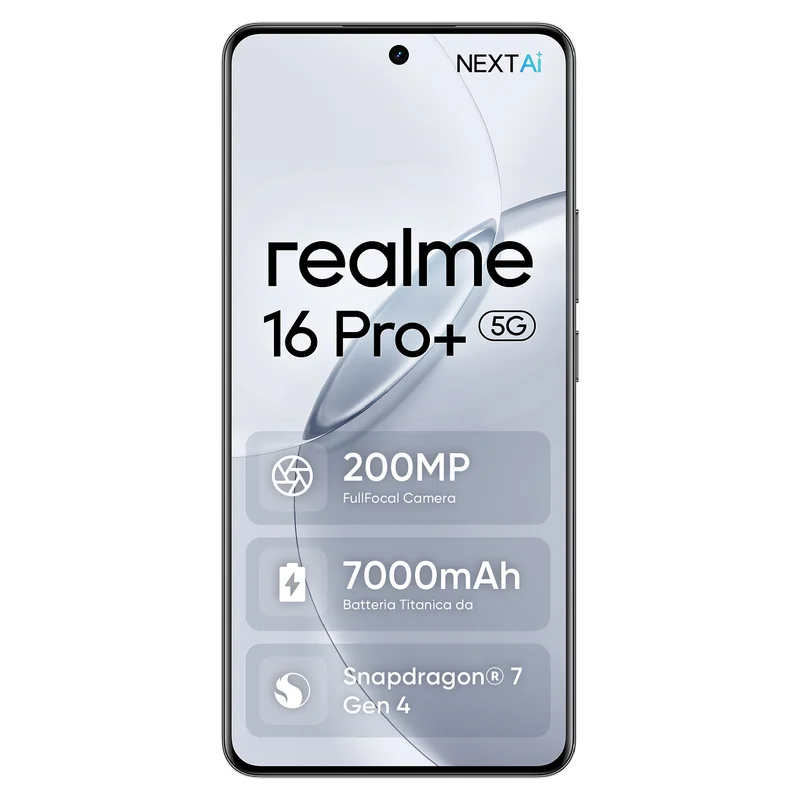 Realme 16 Pro+ 5G Dual Sim 12RAM 512GB grey