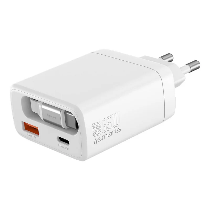 4smarts Netzladegert PDPlug Slim 65W GaN Jojo, wei