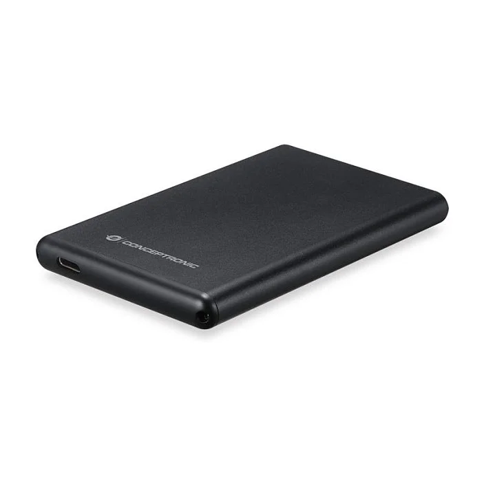 CONCEPTRONIC SSD Gehäuse 2.5"SATA HDD/SSD USB-C3.2 6Gbs sw