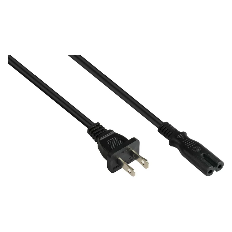 kabelmeister Netkabel USA Typ A an C7 UL schwarz 1,8 m