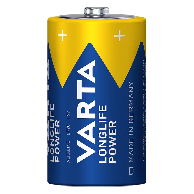 1x2 Varta Longlife Power Mono D LR 20