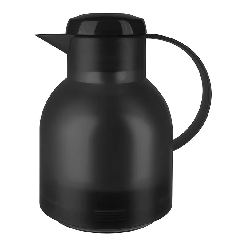 SAMBA Isolierkanne, 1 Liter (schwarz, QUICK PRESS Verschluss)