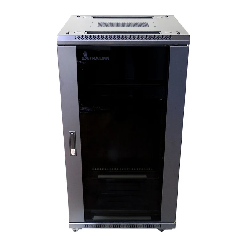 Extralink 22U 600x800 Schwarzer Rack-Schrank