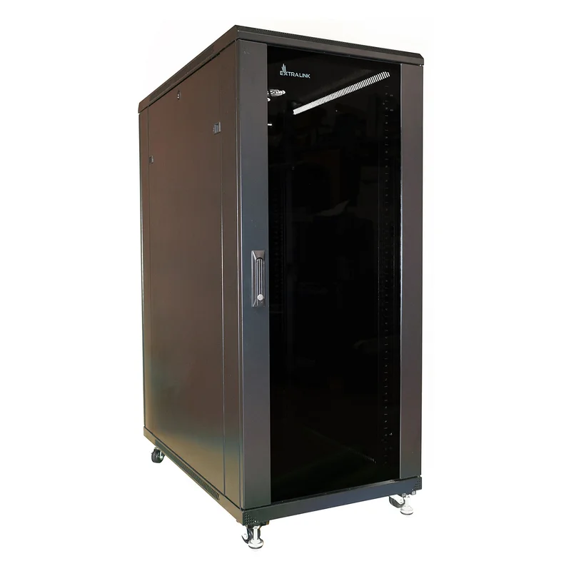 Extralink 37U 600x800 Schwarzer Rack-Schrank, Stehend