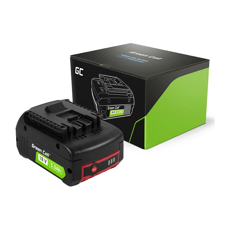 Green Cell Battery for Bosch 18V 5Ah Power Tools Replacement Battery GBA 1600A002U5