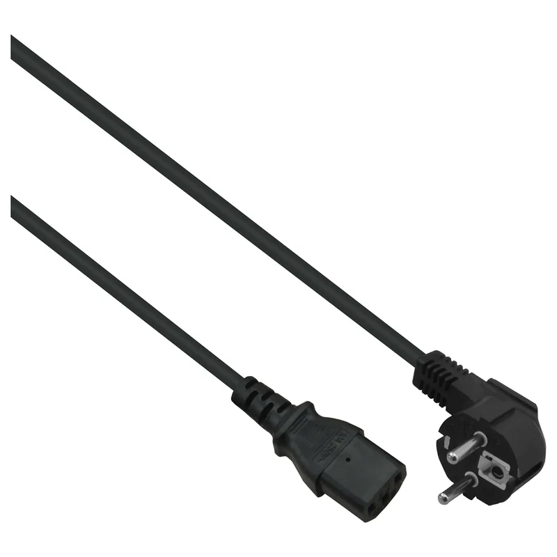 helos Kaltgertekabel Netzkabel Stromkabel Schutzkontakt Stecker Typ F 1,8m