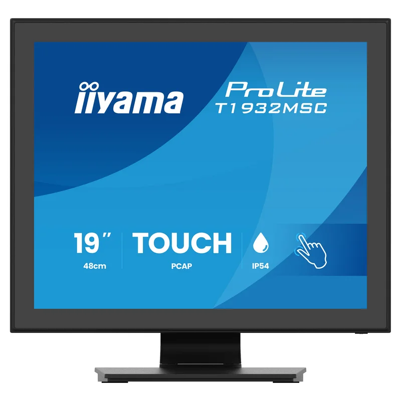48,3 cm (19") 1280x1024 iiyama T1932MSC-B2S 5:4 IPS 14 ms DisplayPort HDMI VESA Speaker