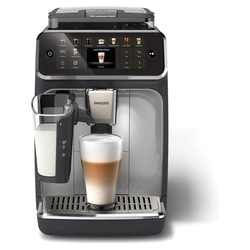 Philips Kaffeevollautomat EP5546/70 / Series 5500 LatteGo Silber/Schwarz