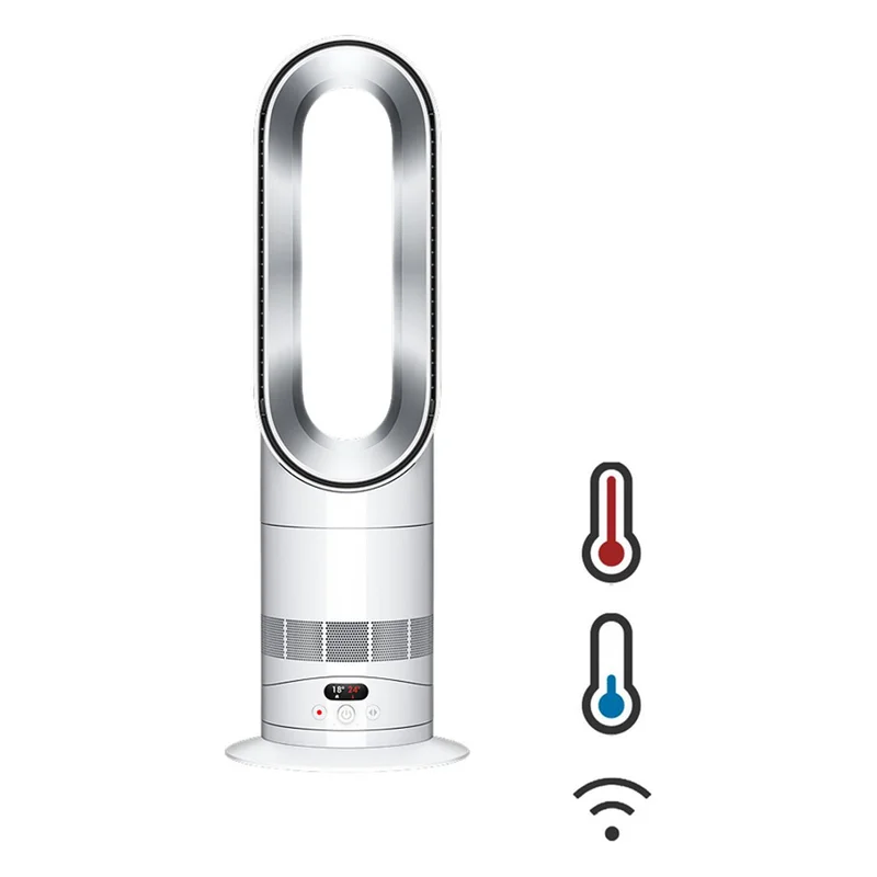 Heizlüfter AM15 Hot+Cool Ventilator, Weiß/Silber