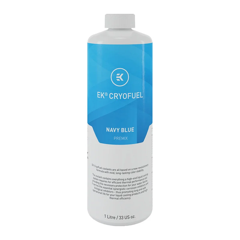 Water Blocks EK-CryoFuel Premix, Navy Blue - 1000ml
