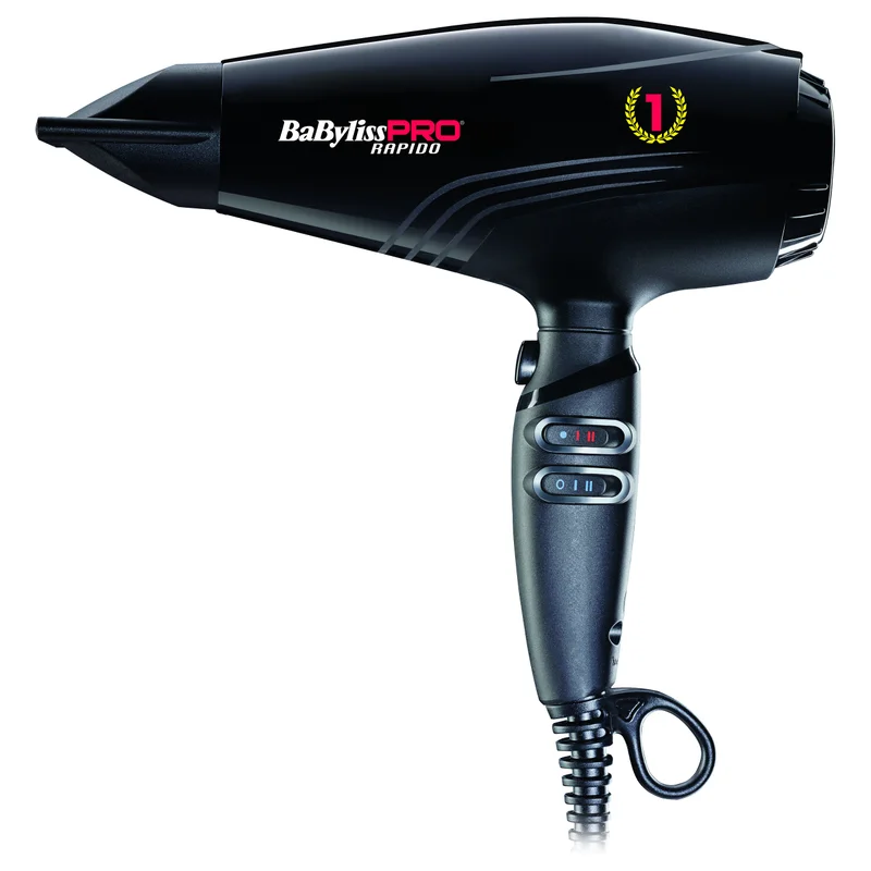 BAB7000IE, Rapido Ferrari hairdryer, black