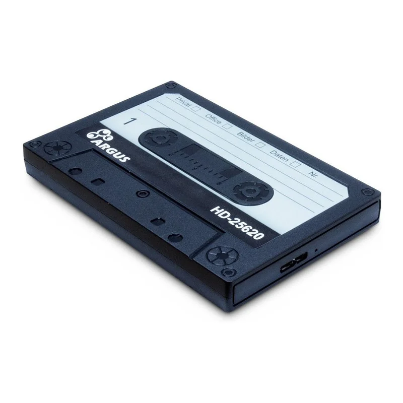 Inter-Tech HDD Gehäuse 2,5" Argus HD-25620 back to the 80`s retail