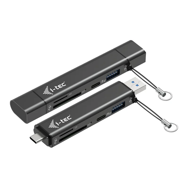 I-TEC USB-C / USB-A Dongle SD TF and 2x USB 1x USB-A 1x USB-C