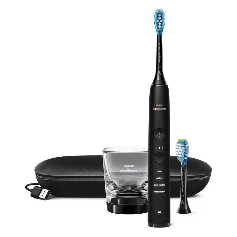 Philips Sonicare DiamondClean 9000 HX9913/18 Schallzahnbürste mit App Schwarz