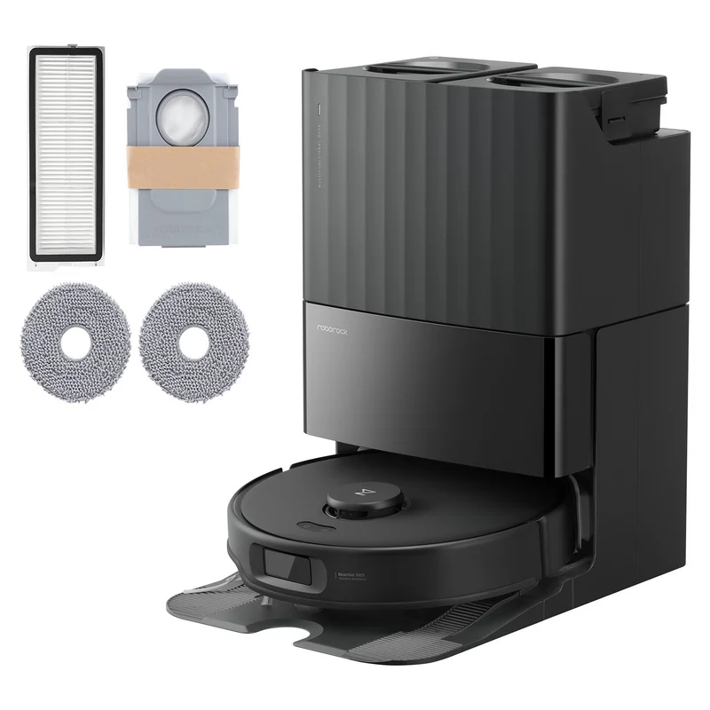 Roborock Qrevo Edge 5V1 Saug-/Wischroboter inkl. Absaug-/Reinigungsstation schwarz