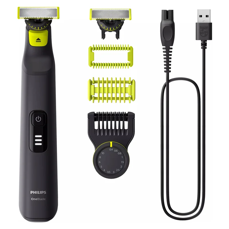 Rasierer QP6542/15 / OneBlade Pro 360 Face+Body Schwarz auf Grn
