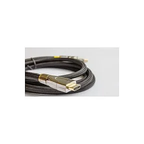Python HDMI® 2.0 Kabel 4K2K Nylongeflecht schwarz 0,5m