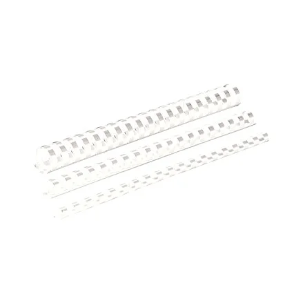 Fellowes Plastikbinderücken 12mm weiß 100PK