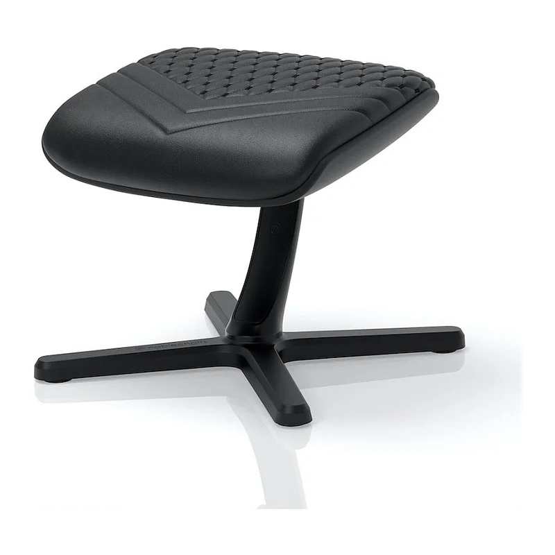 noblechairs Fußstütze 2 - Echtleder Schwarz