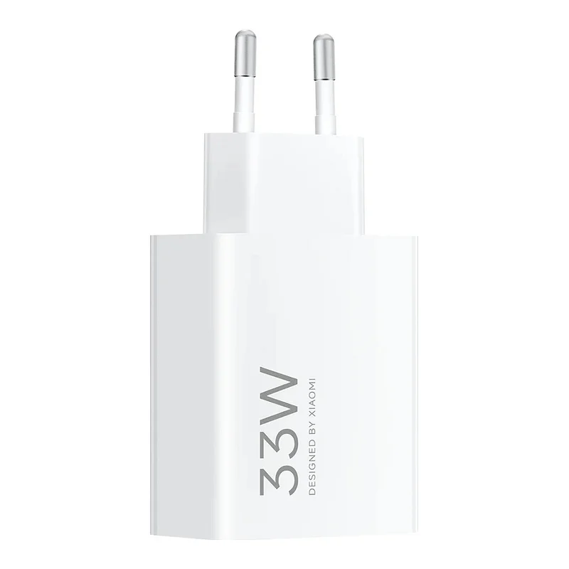 Xiaomi 33W HyperCharge Combo USB Type-A White Fast Charger + USB-A to USB-C Cable