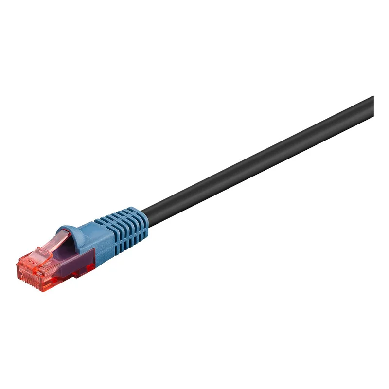 goobay Outdoor-LAN-Kabel CAT6 75m schwarz