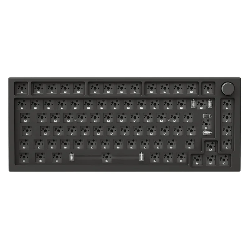 Glorious GMMK Pro 75% Layout Barebone Tastatur, Black Slate schwarz, ISO