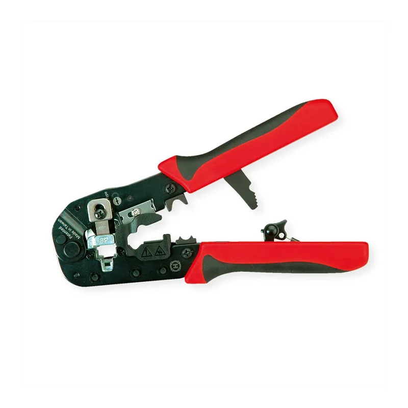 Crimpzange RJ45 8P8C mit/ohne Schirmanschluss
