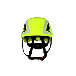 3M X5014V-CE Schutzhelm mit UV-Sensor, reflektierend, belüftet Neon-Grün EN 397, EN 12492 (X5014V-CE)