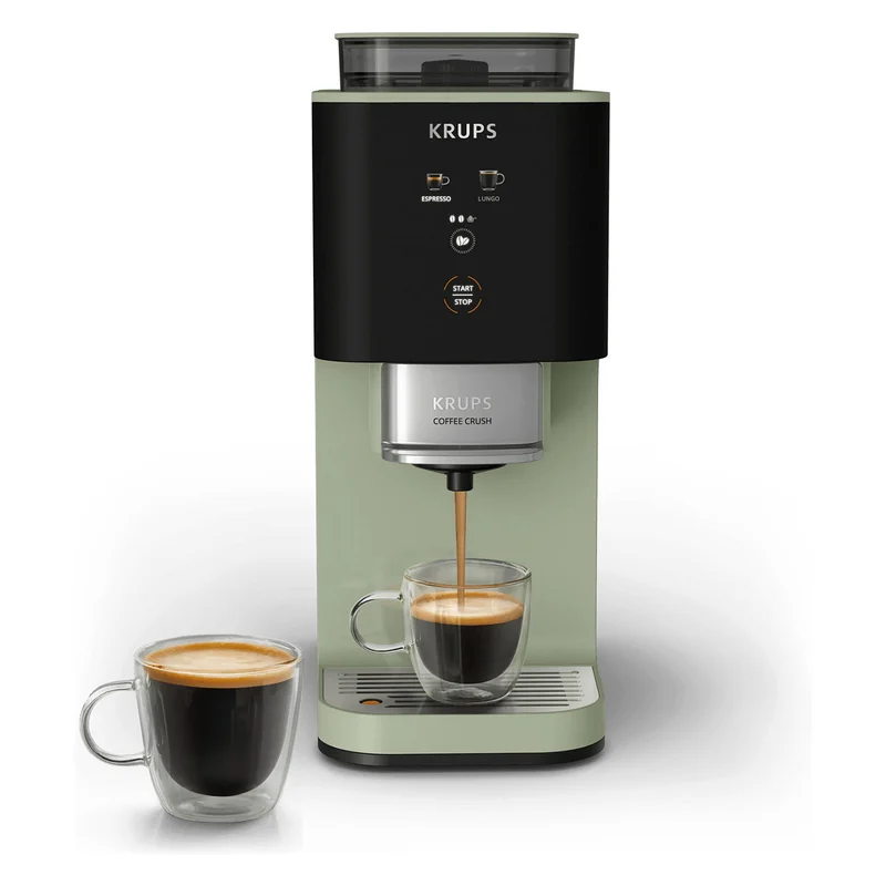 Krups Coffee Crush Coffee maker SA401LE0, Black/Green