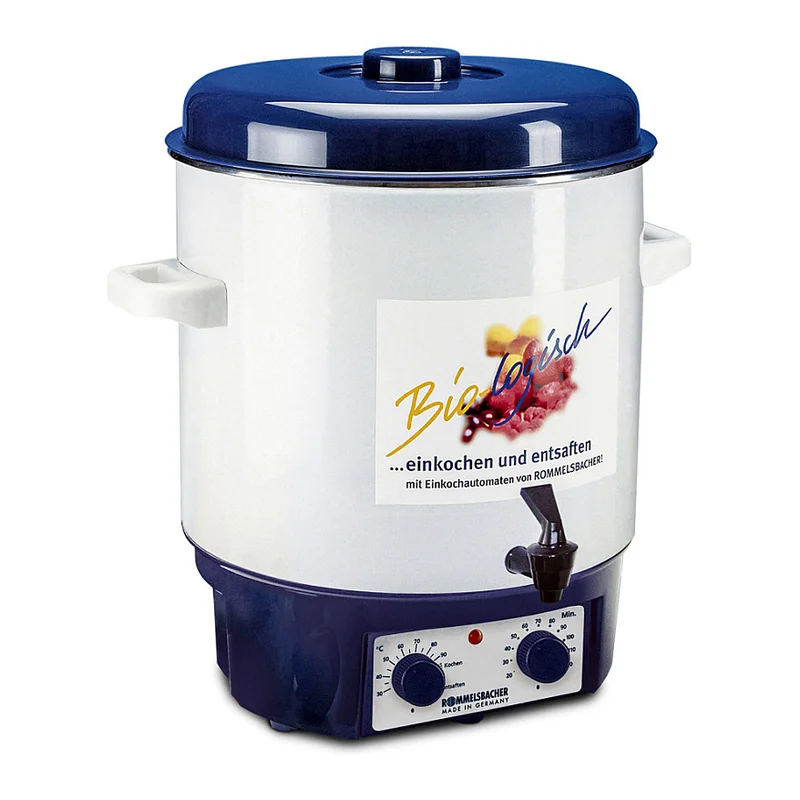 Rommelsbacher Glhwein- und Einkochautomat KA 1804 (wei/blau, 1.800 Watt, 27 Liter)