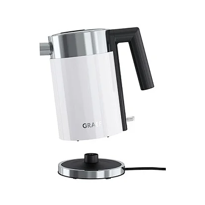 Graef WK 401, 1 l, 2015 W, Weiß, Kunststoff, Edelstahl, Wasserstandsanzeige, Überhitzungsschutz