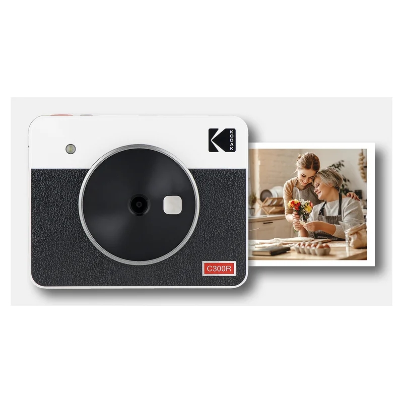KODAK Mini Shot 3 – Instant Print Camera + 8 Photos, White